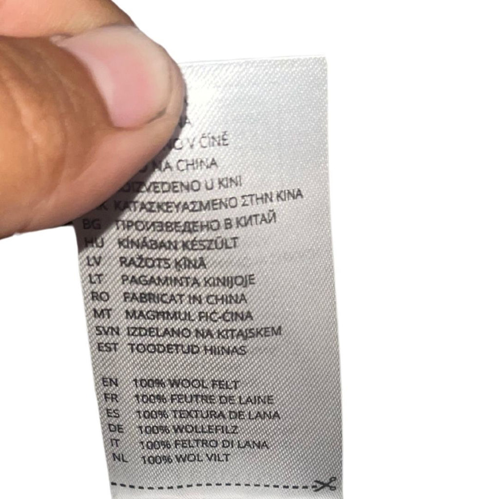 Brixton Reno Fedora Hat Adjustable Unisex Bone Sand Large 100% Australian Wool